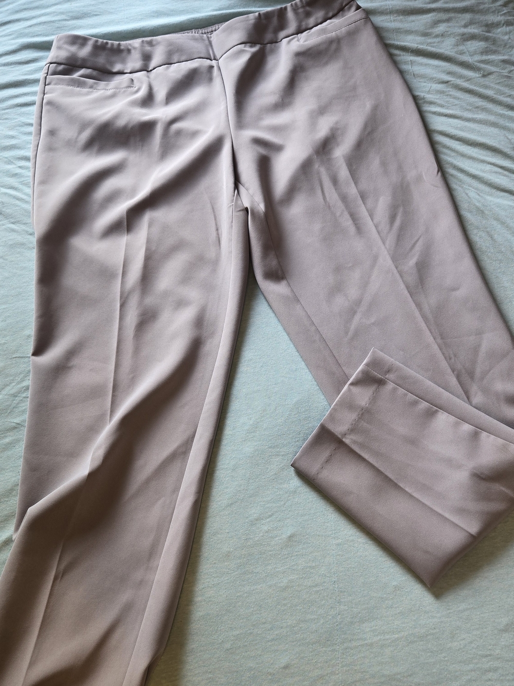 Zac & Rachel Mauve-Tone Boot Cut Dress Pants